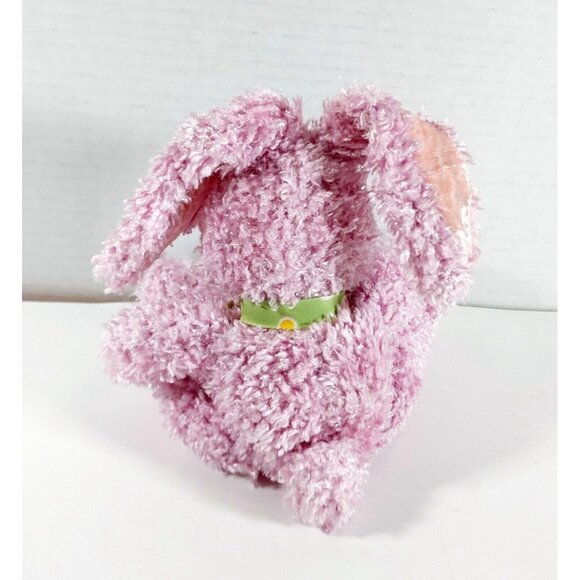 Russ Berrie Dazzles Bunny Rabbit Plush Pink  Easter 9 In Floppy Ears - Picture 3 of 4